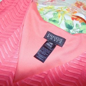 coral orange summer dress